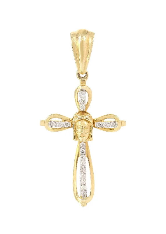 Elegant Jewelry At Unbeatable Offers – Shop Before It's Gone Diamond Cross Pendant | 0.13 Carats | 1.35 Grams Elegant Jewelry At Unbeatable Offers – Shop Before It's Gone Diamond Cross Pendant | 0.13 Carats | 1.35 Grams