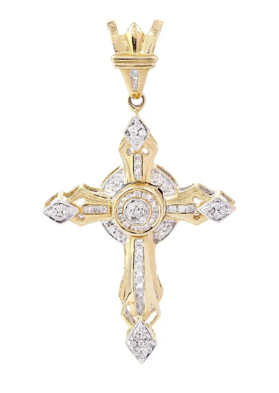 Limited-Time Offer On Elegant Jewelry Pieces Diamond Cross Pendant | 0.39 Carats | 6.25 Grams Limited-Time Offer On Elegant Jewelry Pieces Diamond Cross Pendant | 0.39 Carats | 6.25 Grams