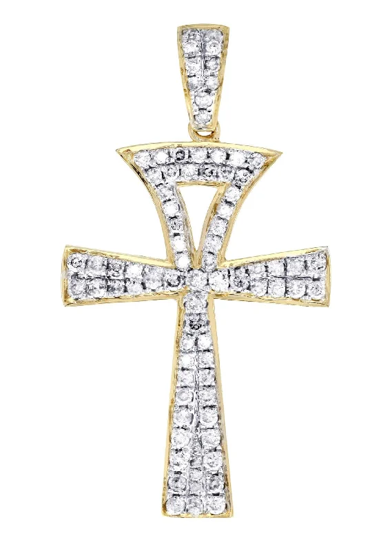 Seasonal Jewelry Sale – Upgrade Your Style Today Diamond Ankh Pendant | 1.07 Carats | 2.36 Grams Seasonal Jewelry Sale – Upgrade Your Style Today Diamond Ankh Pendant | 1.07 Carats | 2.36 Grams