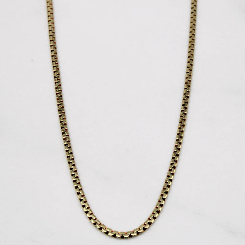 Huge Savings On Timeless Jewelry Collections 14k Yellow Gold Flat Link Chain | 16" | Huge Savings On Timeless Jewelry Collections 14k Yellow Gold Flat Link Chain | 16" |