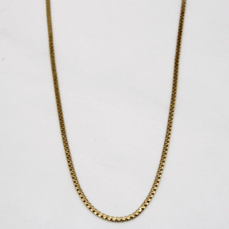 Limited-Stock Jewelry Clearance – Grab Your Favorites Now 14k Yellow Gold Flat Link Chain | 18" |