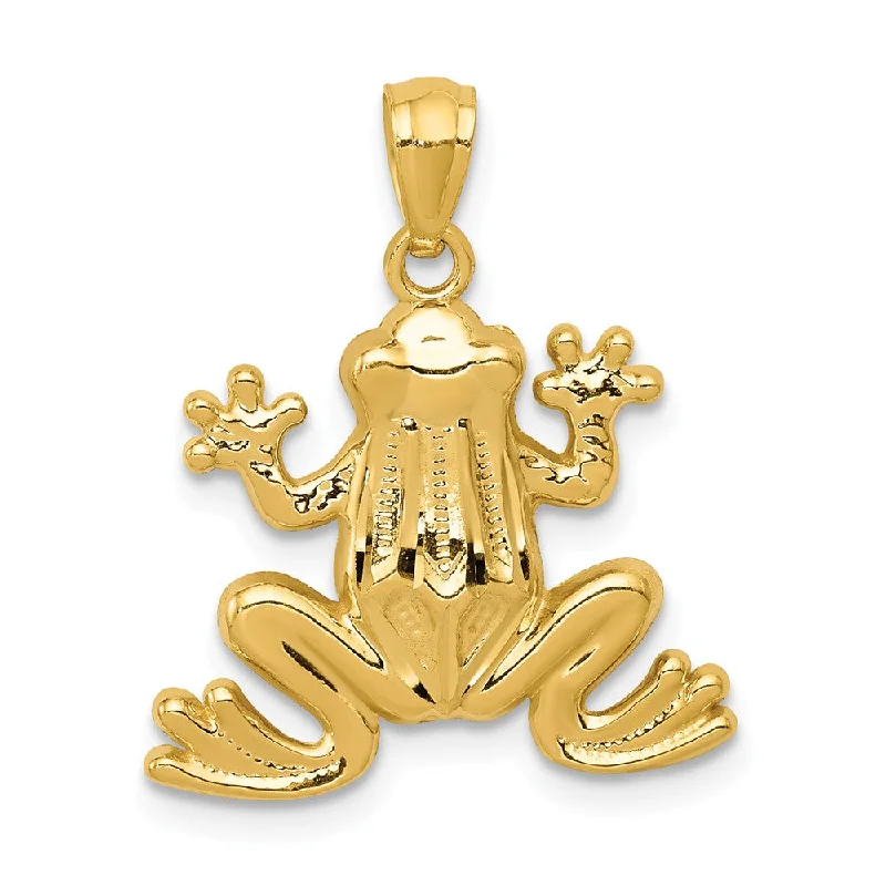 Elegant Jewelry At Unbeatable Prices – Shop Today 14k Yellow Gold Polished Frog Pendant, 18mm Elegant Jewelry At Unbeatable Prices – Shop Today 14k Yellow Gold Polished Frog Pendant, 18mm