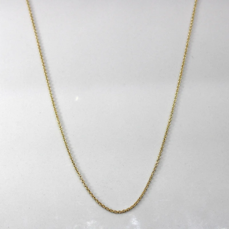 Shine Without Limits – Jewelry Sale Happening Now 14k Yellow Gold Rolo Chain | 19"|