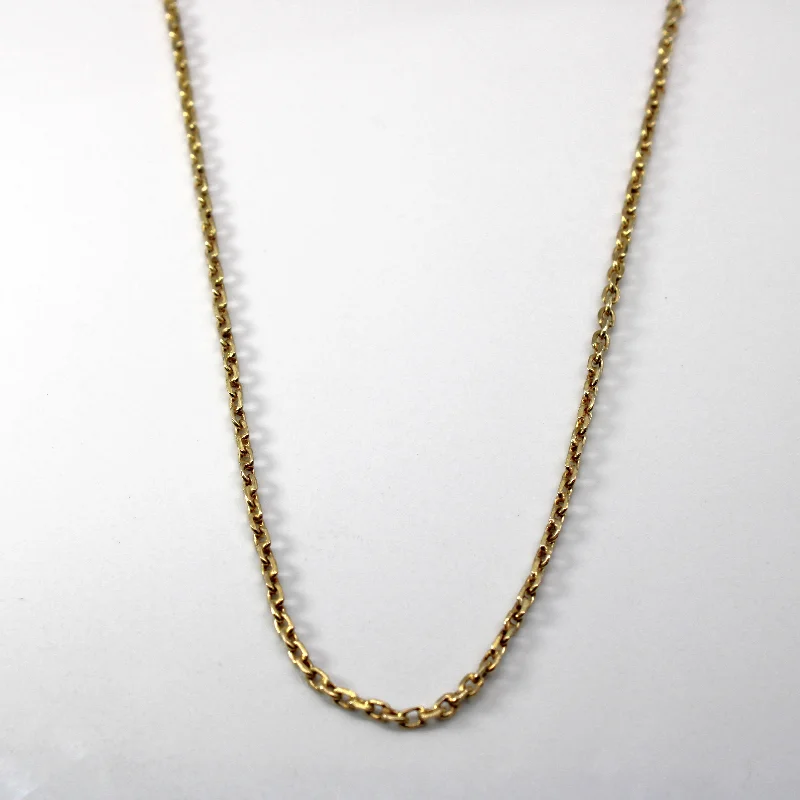 Sparkle In Style With Our Best Jewelry Deals 14k Yellow Gold Rolo Link Chain | 24"|
