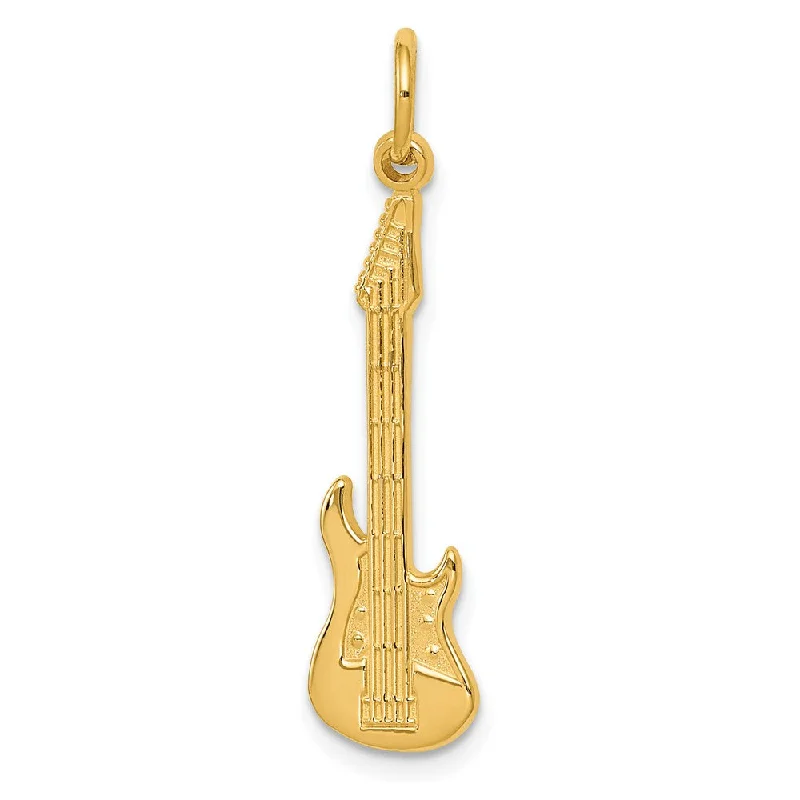 Don't Miss Out On Bestselling Jewelry At Special Prices 14k Yellow Gold Vertical Electric Guitar Charm Don't Miss Out On Bestselling Jewelry At Special Prices 14k Yellow Gold Vertical Electric Guitar Charm