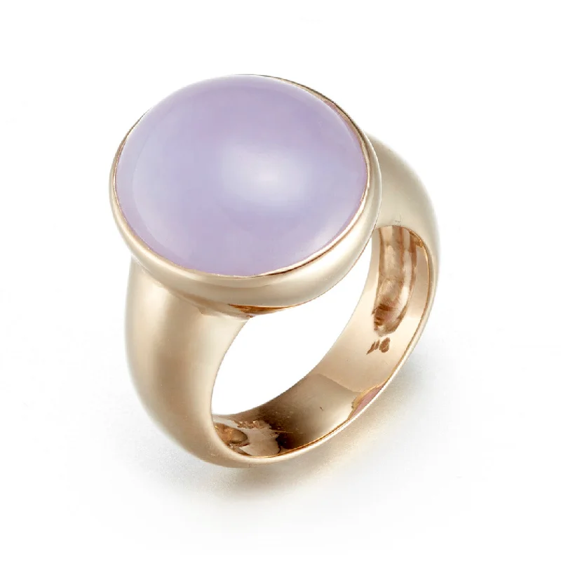 Stunning Jewelry At Even More Stunning Prices Bezel-Set Lavender Jade Ring