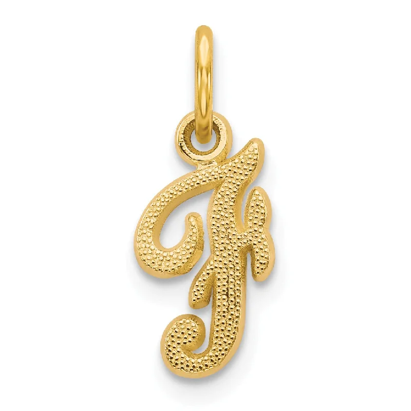 Unmissable Jewelry Sale – Shop Before It's Too Late 14ky Casted Initial F Charm