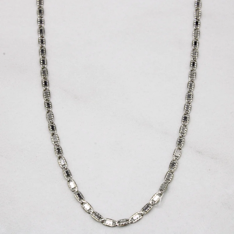 Limited-Time Offer On Elegant Jewelry Pieces 18k White Gold Necklace | 19" |