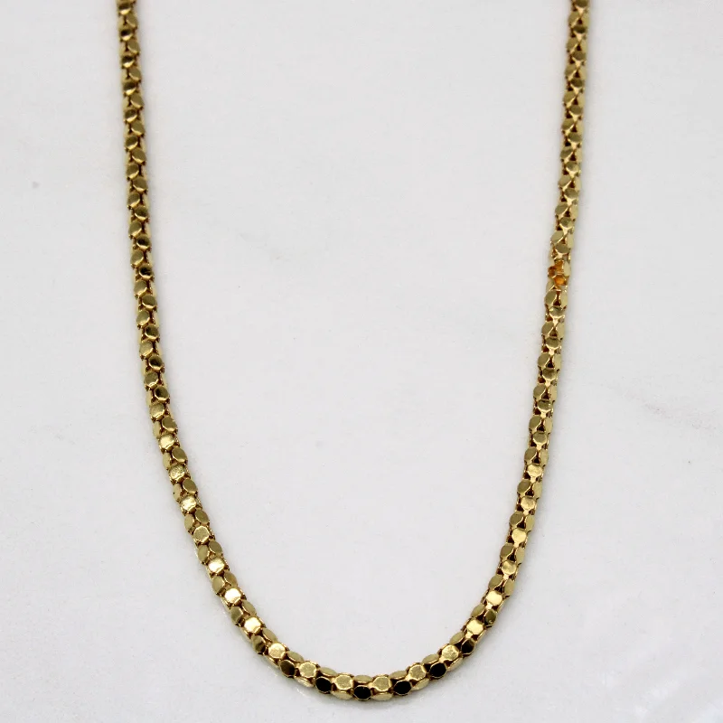 Exclusive Jewelry Offers – Sparkle For Less 18k Yellow Gold Cage Link Chain | 28" | Exclusive Jewelry Offers – Sparkle For Less 18k Yellow Gold Cage Link Chain | 28" |