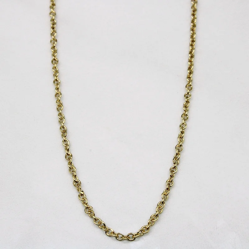 Holiday Jewelry Sale – Perfect Gifts At Great Prices 18k Yellow Gold Circle Link Chain | 17" |