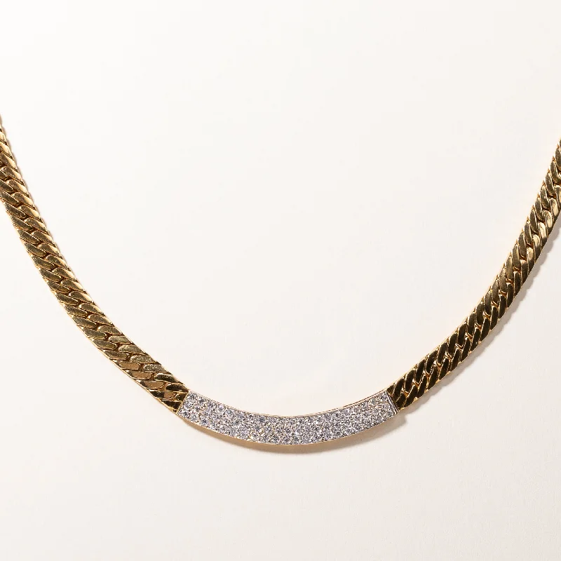 Stunning Jewelry At Even More Stunning Prices 18k Yellow Gold Diamond Cuban Link Necklace | 1.89ctw | 16"