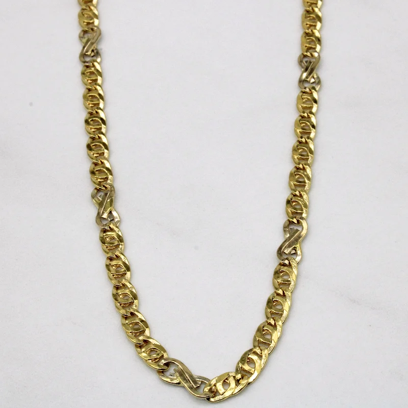 Huge Savings On Timeless Jewelry Collections 18k Yellow Gold Mixed Link Chain | 23" | Huge Savings On Timeless Jewelry Collections 18k Yellow Gold Mixed Link Chain | 23" |