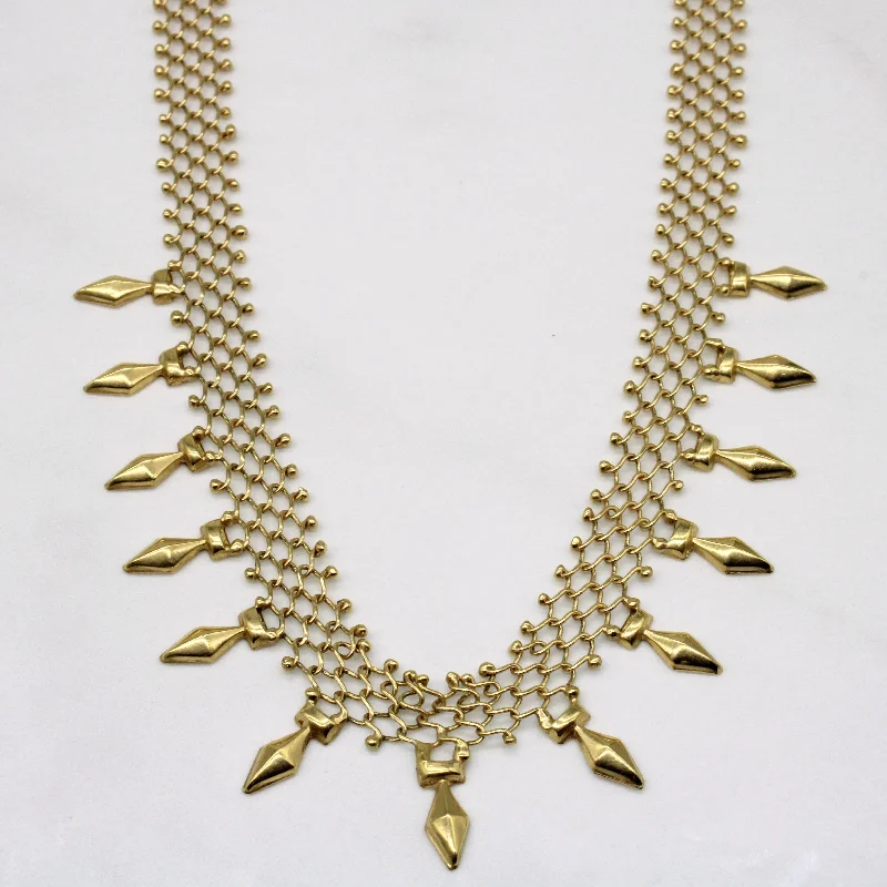 18k Yellow Gold Necklace | 17" |