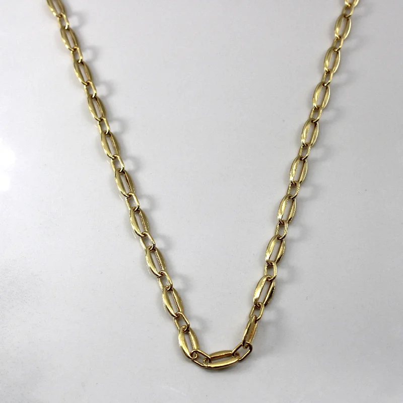 Delicate Crystal Jewelry For Sophisticated Charm 18k Yellow Gold Necklace | 18"|