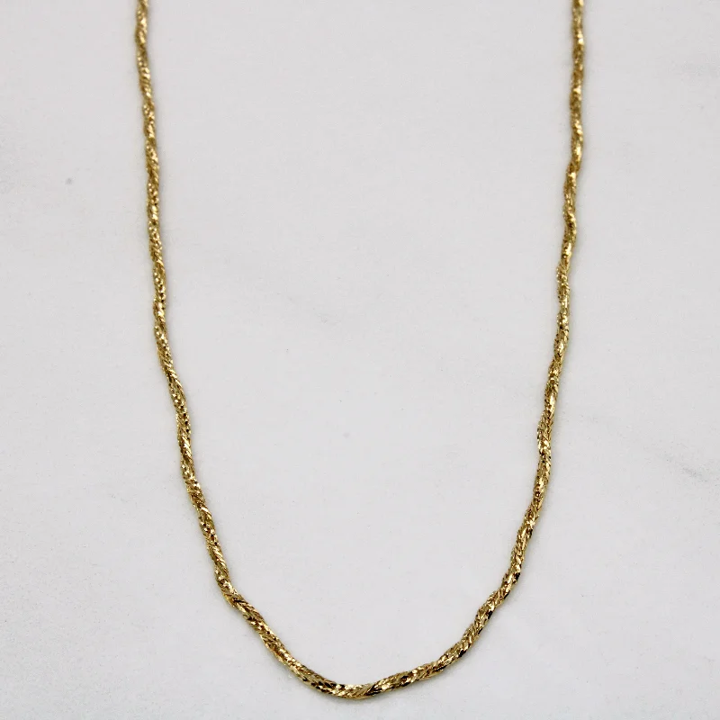 Elegant Jewelry, Exclusive Prices – Shop Now 18k Yellow Gold Rope Chain | 22" |