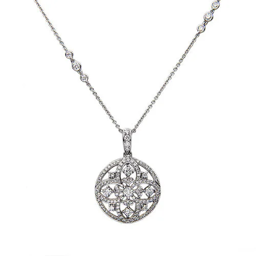 Save On Luxury Jewelry Pieces – Limited-Time Offers Diamond Round Medallion Pendant