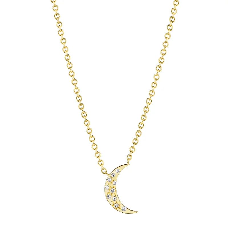 Don't Miss These Dazzling Jewelry Discounts Petite Penny Galaxy Moon Necklace