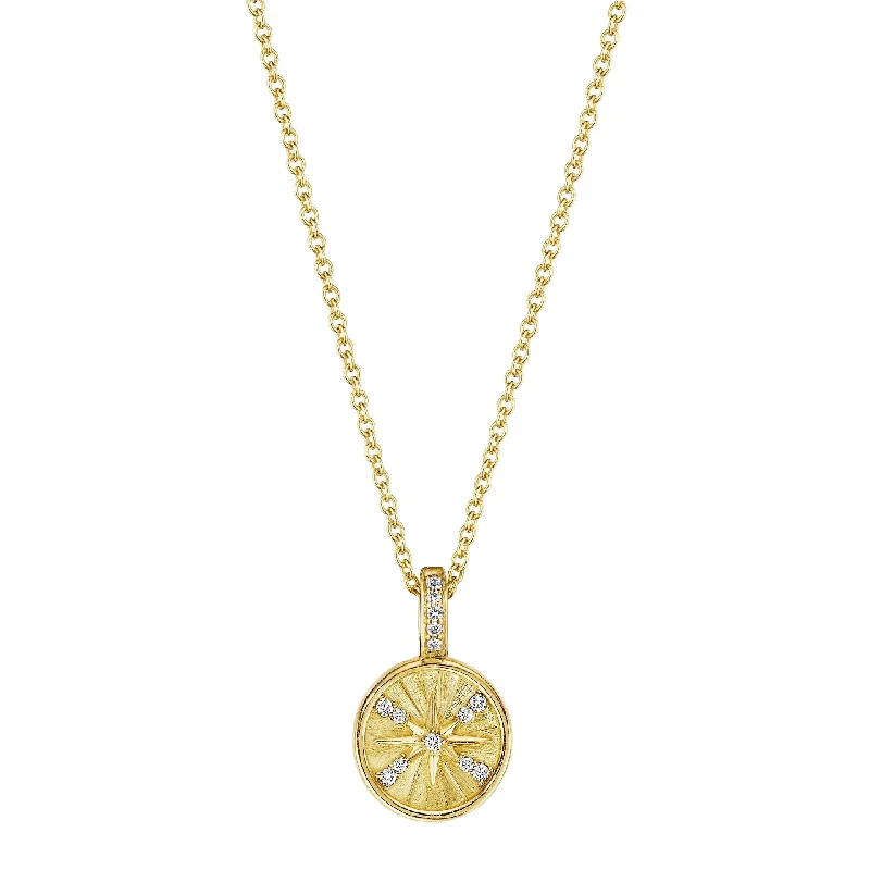 Luxury Jewelry Without The Luxury Price Tag Petite Penny Round Starburst Necklace