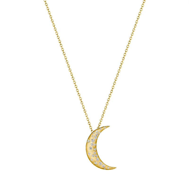 Elegant Jewelry, Affordable Luxury – Shop Now Galaxy Crescent Moon Necklace