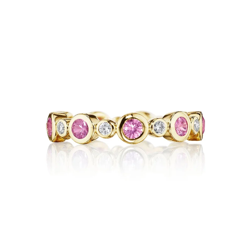 Best-Selling Jewelry Now Available At Special Deals Pink Sapphire & Diamond Aura Ring