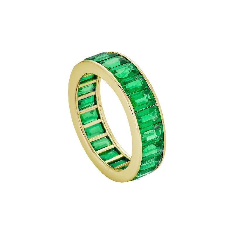 Elegant Jewelry, Exclusive Prices – Shop Now Tsavorite Garnet Eternity Band