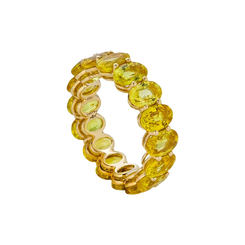 Fashion-Forward Jewelry At Incredible Prices Yellow Sapphire Eternity Band