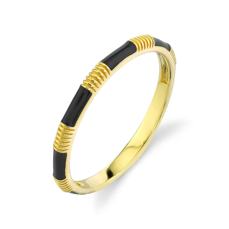 Flash Sale On Stunning Jewelry – Don't Miss Out Black Enamel 5 Station Band