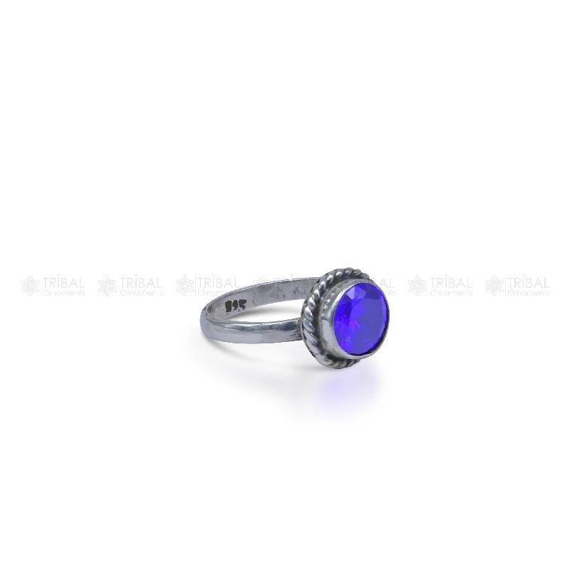 Flash Sale On Exquisite Jewelry – Don't Miss Out 925 sterling silver purple colour stone ring Jewelry sr728