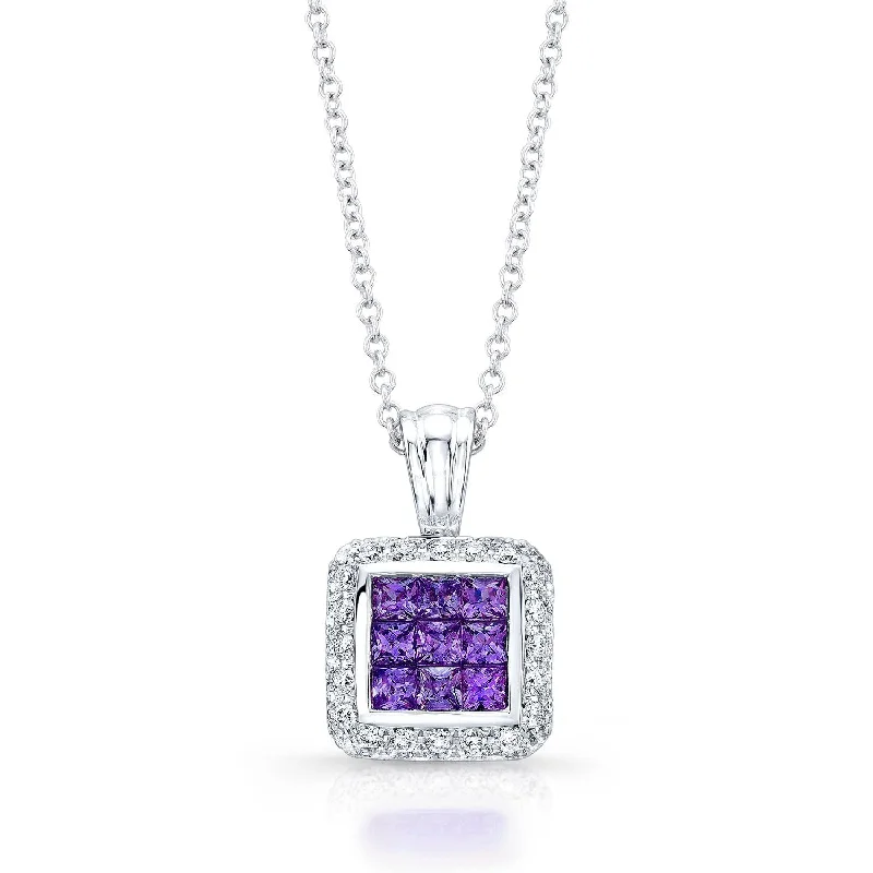 Jewelry Sale Alert – Shop Timeless Elegance Today Amethyst And Pave Diamond Pendant In 14k White Gold Jewelry Sale Alert – Shop Timeless Elegance Today Amethyst And Pave Diamond Pendant In 14k White Gold