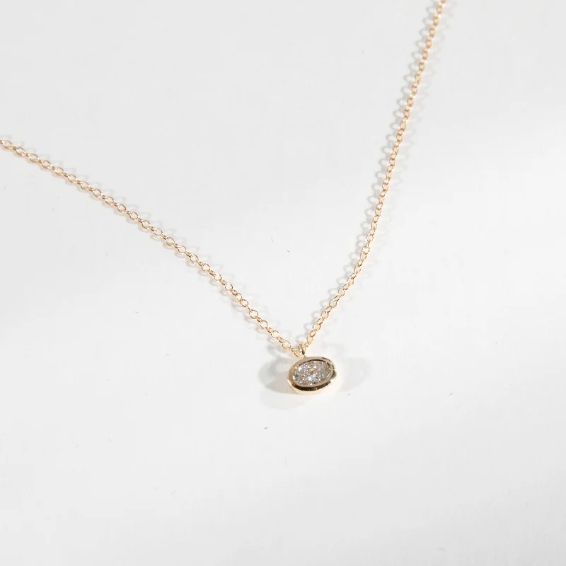 Customized Silver Jewelry For Unique Style Ana Necklace with Lab-grown diamond