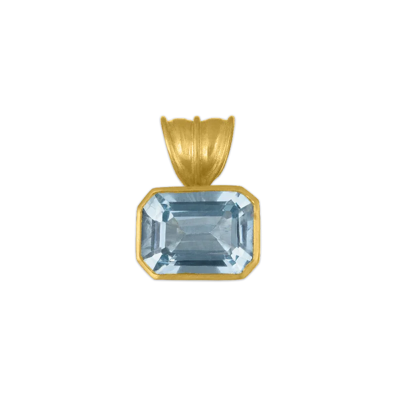 Bestselling Jewelry Now On Sale – Elevate Your Look Baby Aquamarine Block Pendant