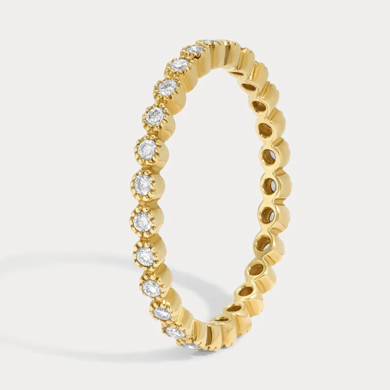 Shine In Style – Shop Jewelry Discounts Today Bezel Milgrain Diamond Eternity Band Shine In Style – Shop Jewelry Discounts Today Bezel Milgrain Diamond Eternity Band