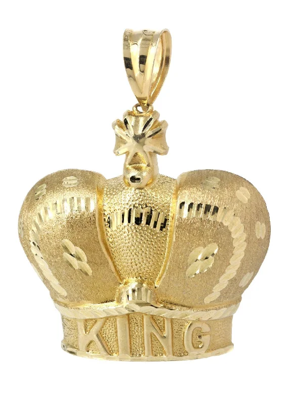Don't Miss Our Biggest Jewelry Sale Of The Season Crown 10K Gold Pendant | 27.7 Grams