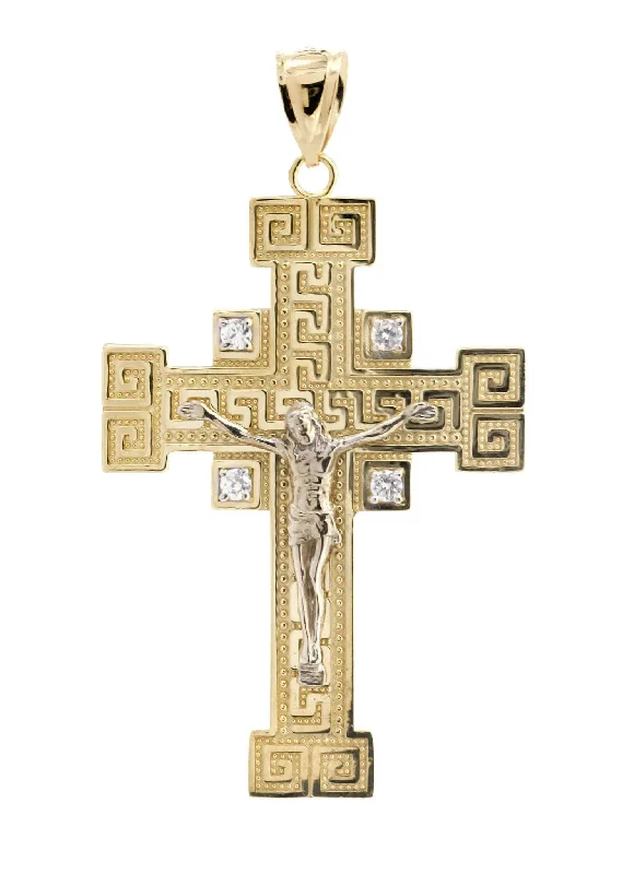 Timeless Jewelry At Special Discount Rates 10K Gold Cross / Crucifix Pendant | 8.8 Grams