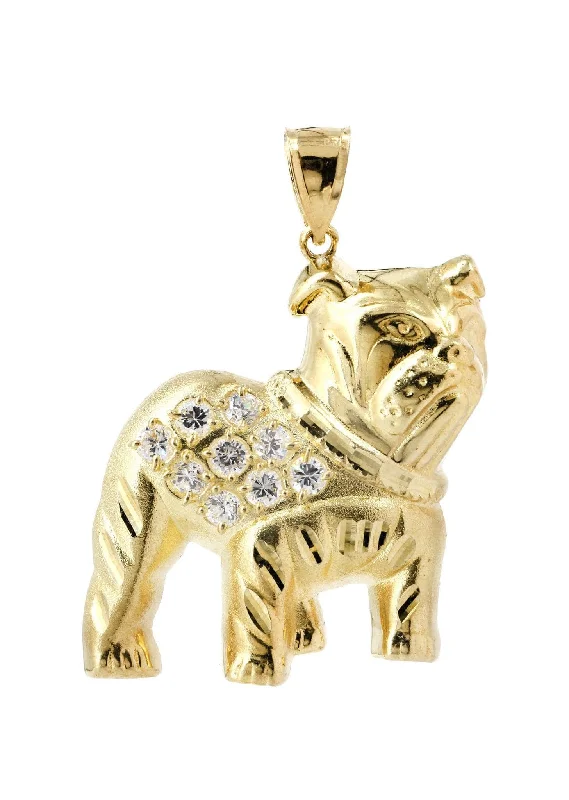 Elegant Designs, Unbeatable Discounts – Shop Jewelry Now Dog  10K Gold Pendant | 11 Grams