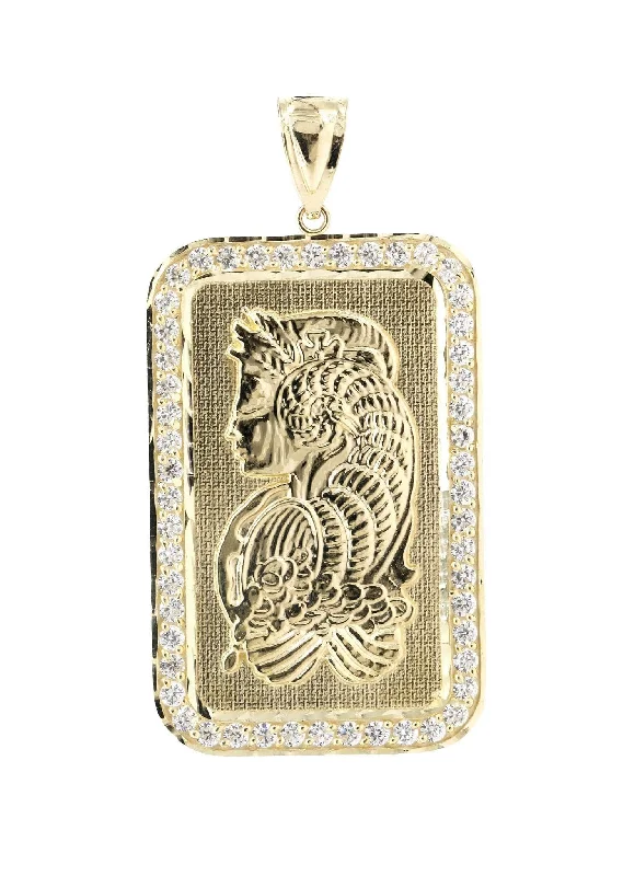 Buy More, Save More – Special Jewelry Discounts Dogtag  10K Gold Pendant | 8.8 Grams