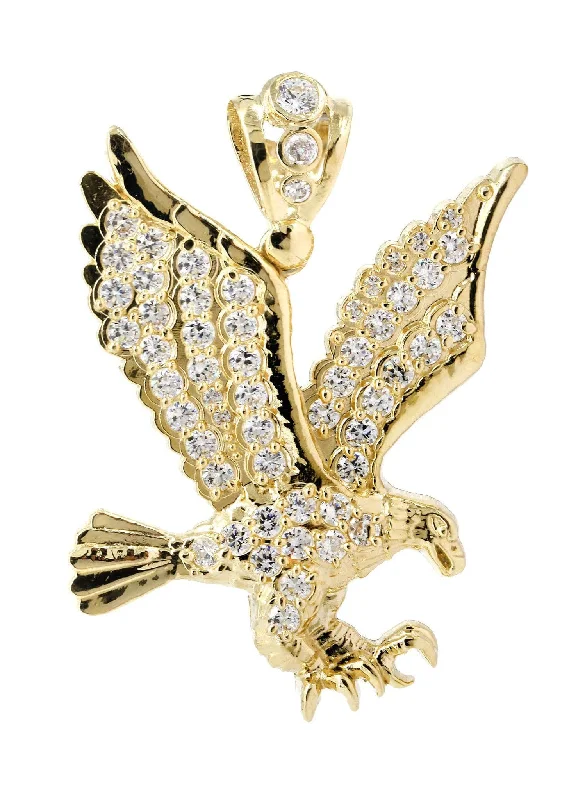 Flash Jewelry Sale – Get Stunning Pieces At Low Prices Eagle 10K Gold Pendant | 10.7 Grams