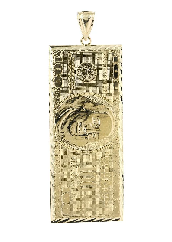 Best Jewelry Deals – Shop Premium Pieces At Great Prices Hundred Bill 10K Gold Pendant | 16.2 Grams