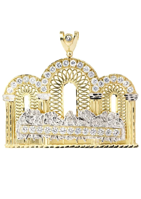 Flash Sale On Elegant Jewelry – Don't Miss Out 10K Gold Last Supper Pendant  |  53.9 Grams