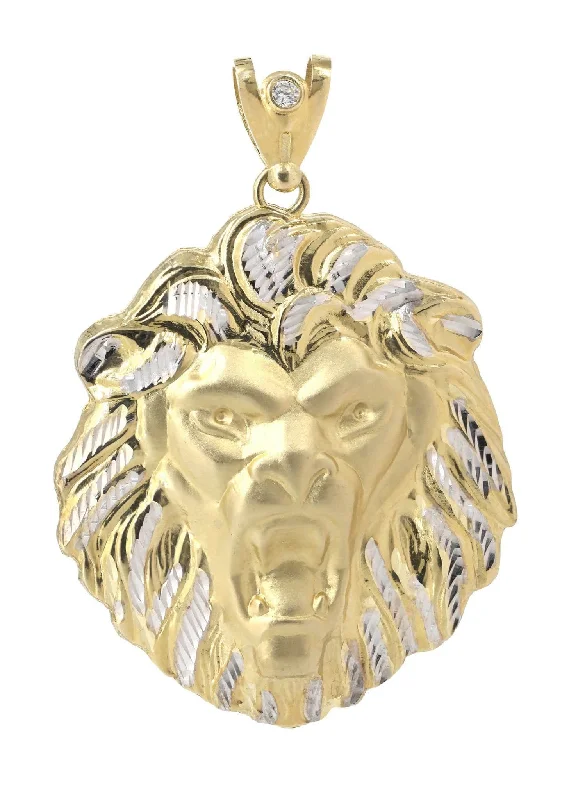 Seasonal Jewelry Clearance – Best Styles At The Lowest Prices Lion 10K Gold Pendant | 41.8 Grams