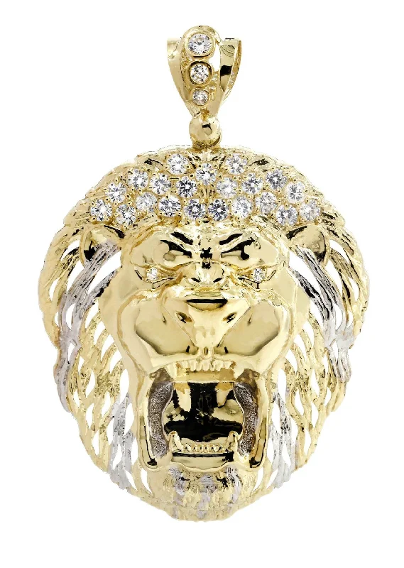 Personalized Jewelry Sale – Unique Gifts At Low Prices Lion 10K Gold Pendant | 17.9 Grams