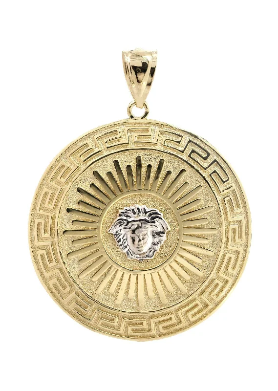 Unmissable Deals On Handmade Jewelry Collections Medusa 10K Gold Pendant | 11.9 Grams