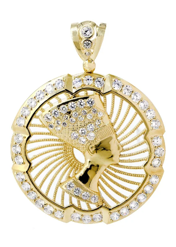 Celebrate Every Occasion With Sparkling Savings Pharoh 10K Gold Pendant | 37.2 Grams Celebrate Every Occasion With Sparkling Savings Pharoh 10K Gold Pendant | 37.2 Grams