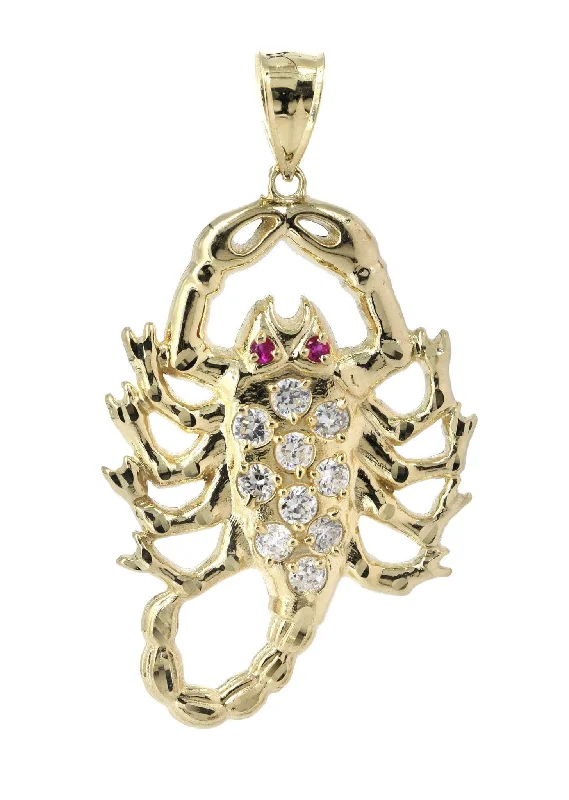 Jewelry Clearance Event – Stock Up Before It's Over Scorpio 10K Gold Pendant | 10.3 Grams Jewelry Clearance Event – Stock Up Before It's Over Scorpio 10K Gold Pendant | 10.3 Grams
