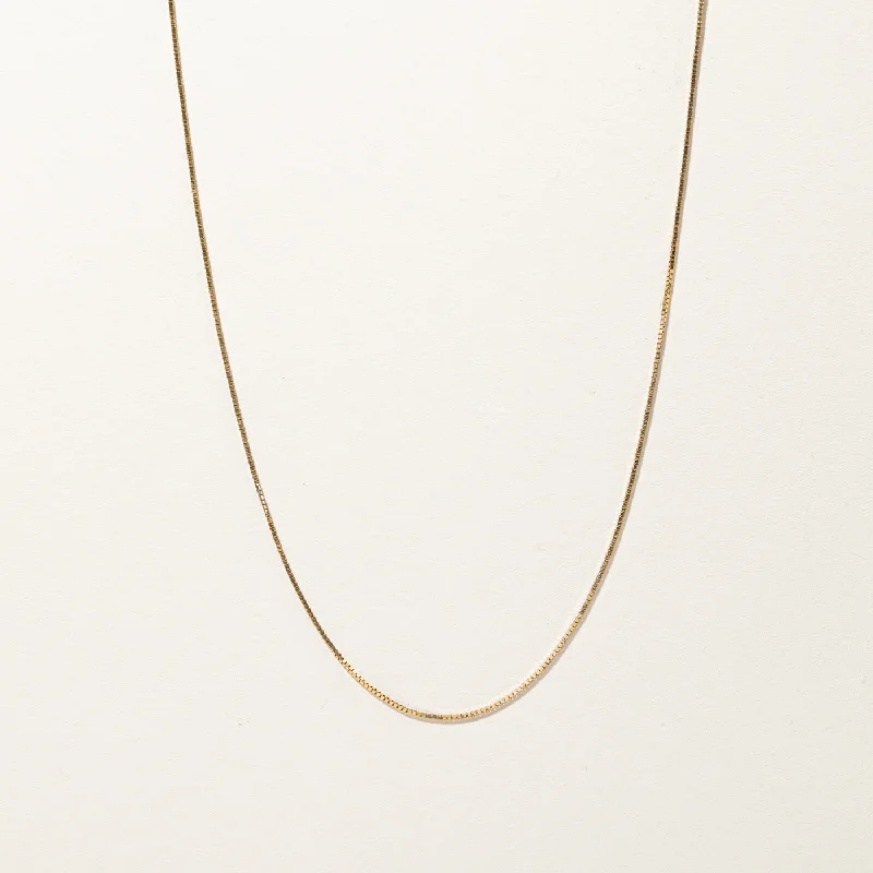 Elegant Jewelry, Affordable Luxury – Shop Now Box Link Chain | 23"|