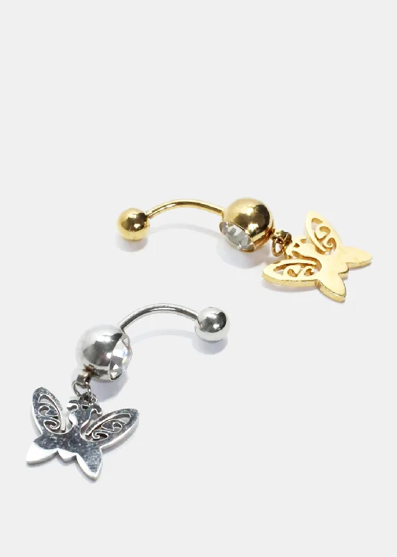 Shop Handcrafted Jewelry At Special Promotional Rates Butterfly & Rhinestone Belly Piercing Shop Handcrafted Jewelry At Special Promotional Rates Butterfly & Rhinestone Belly Piercing