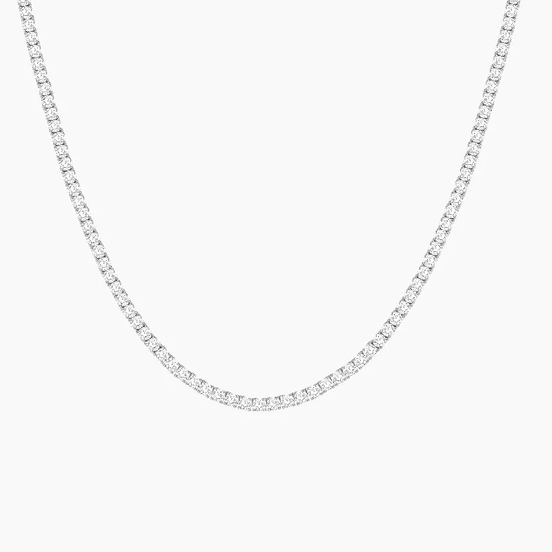 High-End Sparkle, Low-End Prices – Shop Now Charm Tennis Necklace