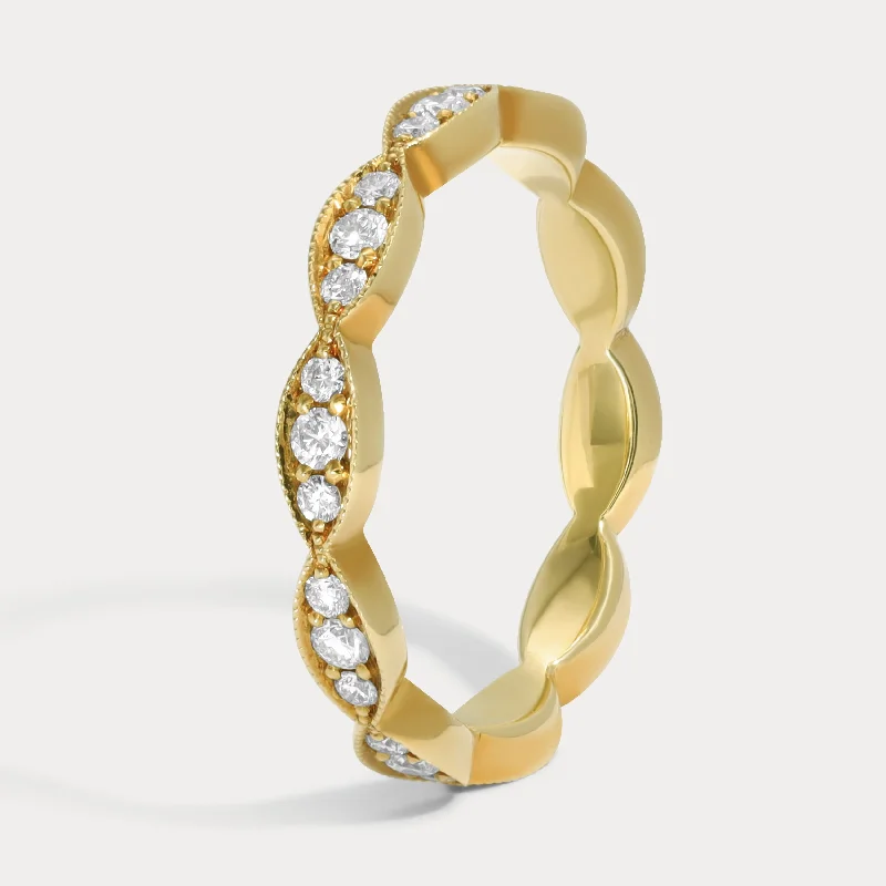 Final Call For Exquisite Jewelry At Reduced Rates Chevron Milgrain Diamond Eternity Band Final Call For Exquisite Jewelry At Reduced Rates Chevron Milgrain Diamond Eternity Band