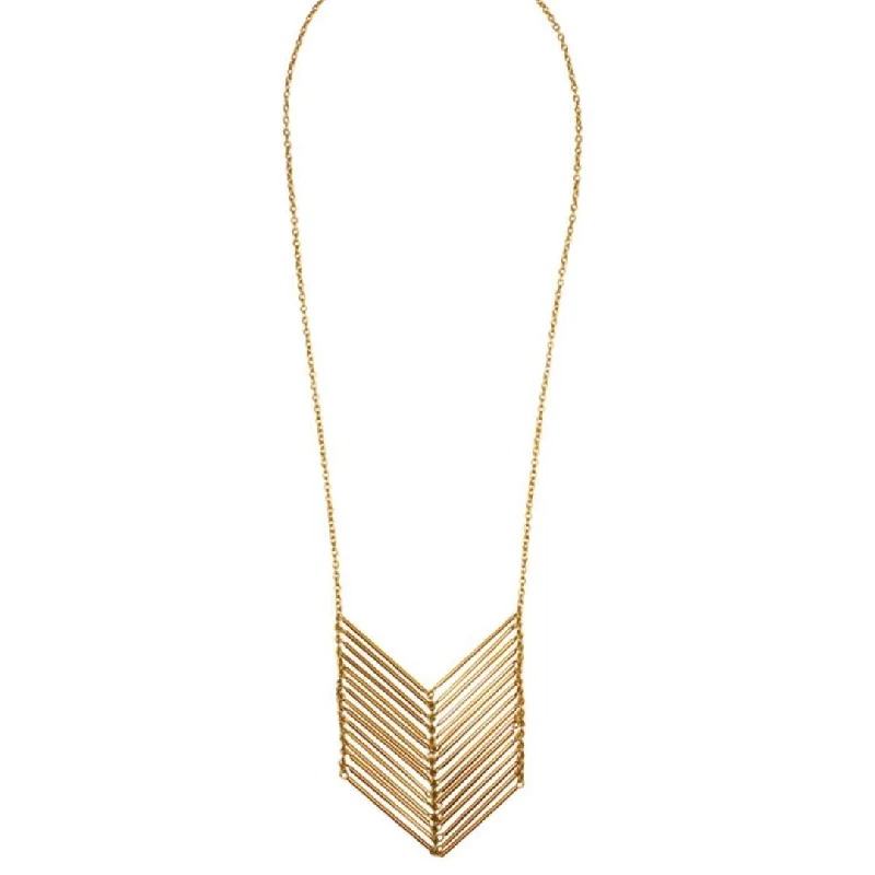 Special Sale On Handcrafted Jewelry – Shop Today Chevron Necklace