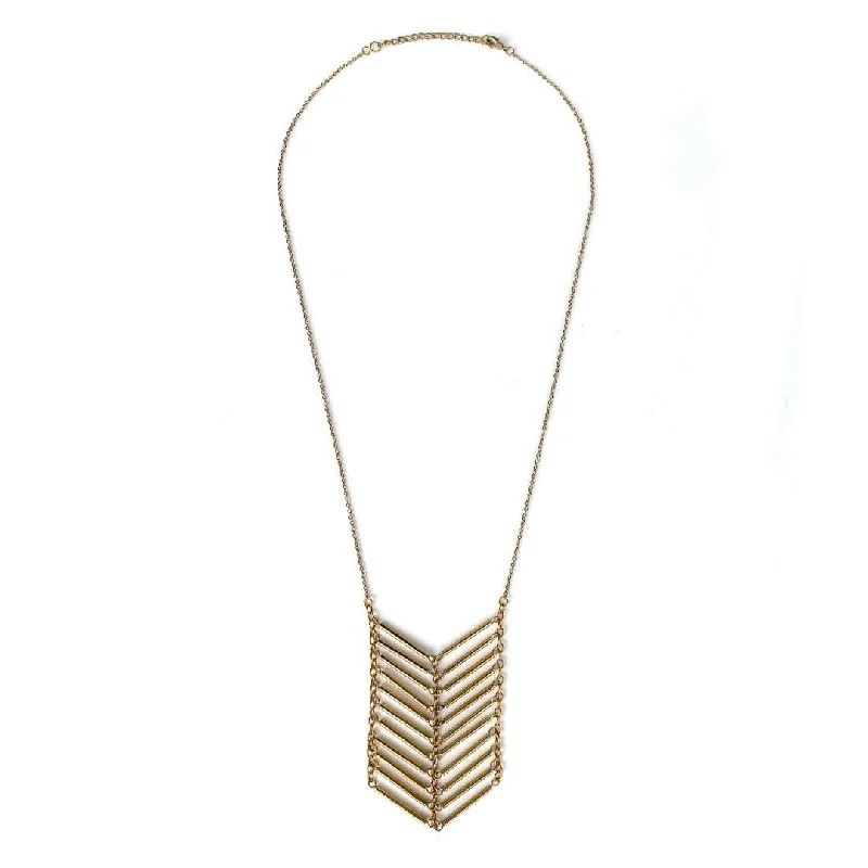 Exclusive Jewelry Sale – Limited-Time Discounts Chevron Small Necklace